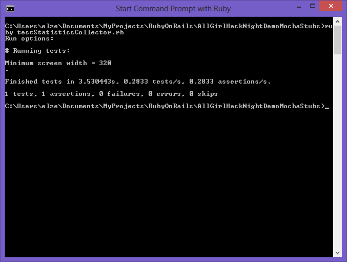 Unit test passes